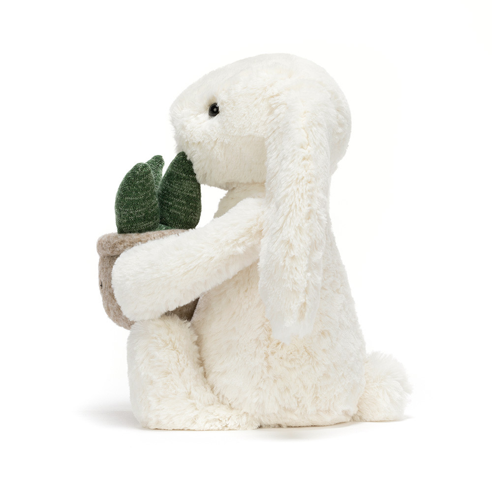 Cream Bunny with Plant — image 3