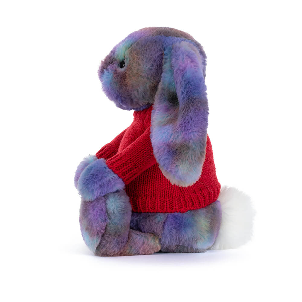 Zodihop Luxe Bunny with Personalized Red Jumper — image 3