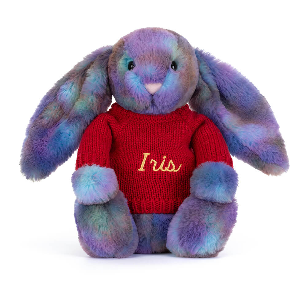 Zodihop Luxe Bunny with Personalized Red Jumper — image 5