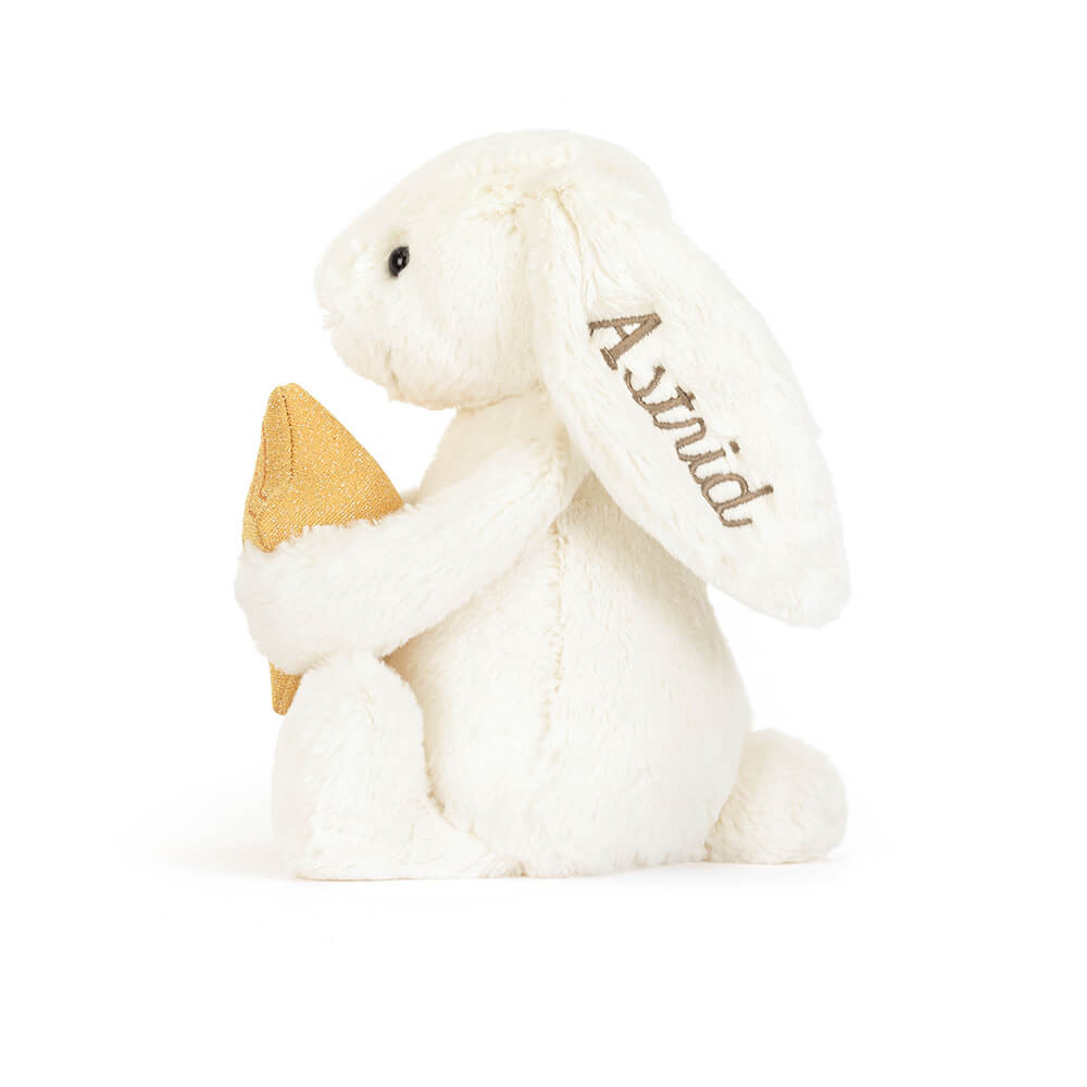 Personalized Cream Bunny with Star — image 3