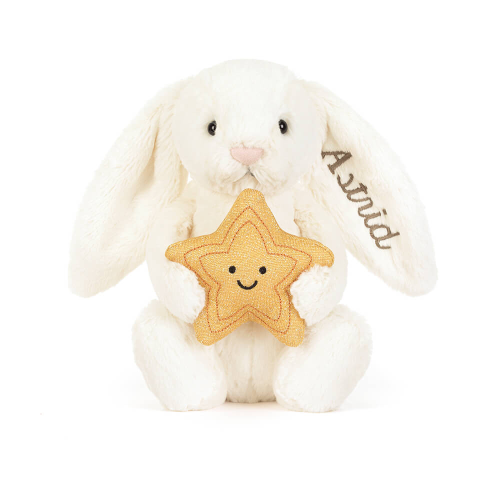 Personalized Cream Bunny with Star — image 5