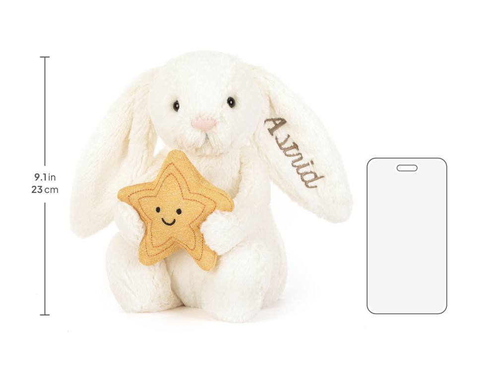 Personalized Cream Bunny with Star — image 6