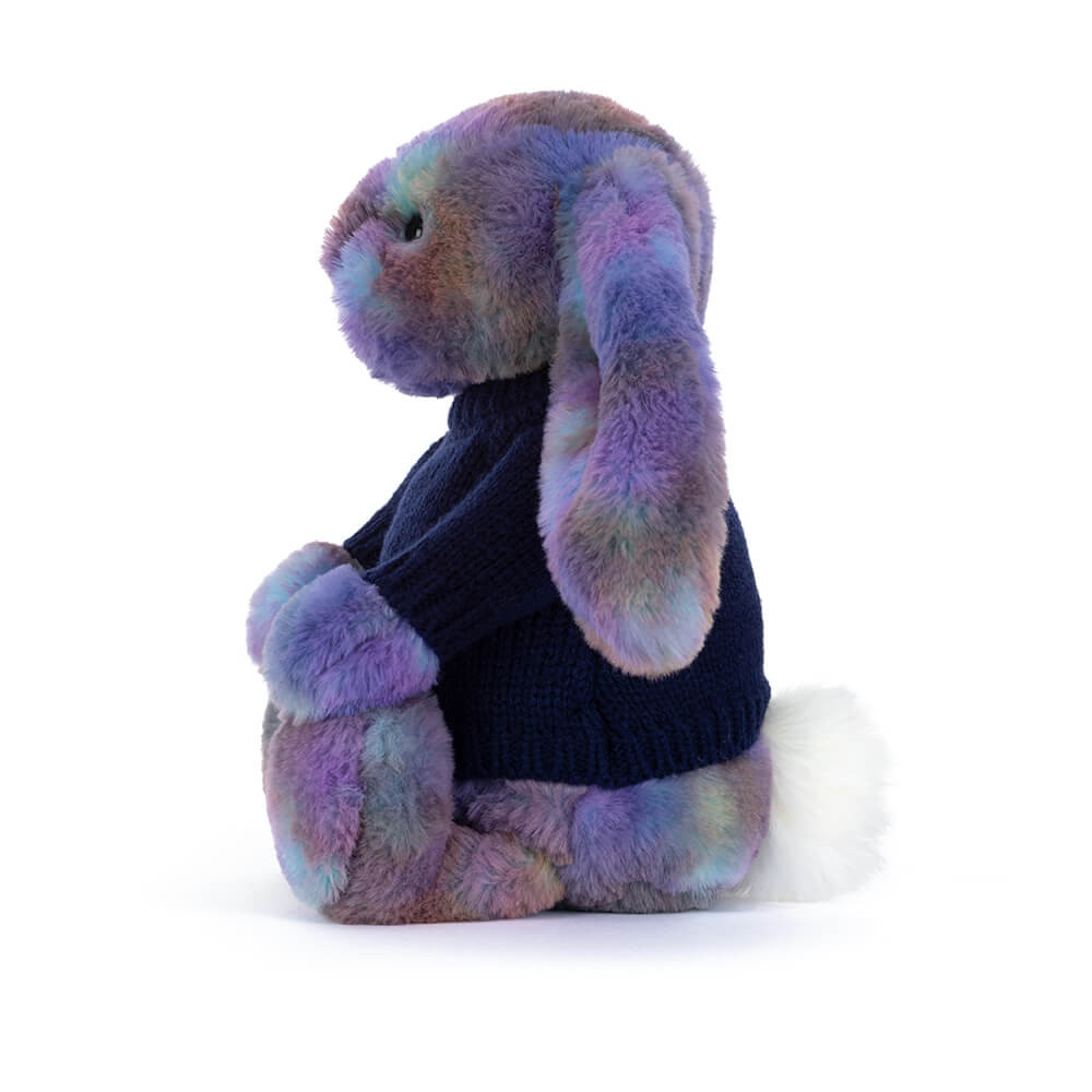 Zodihop Luxe Bunny with Personalized Navy Jumper — image 3