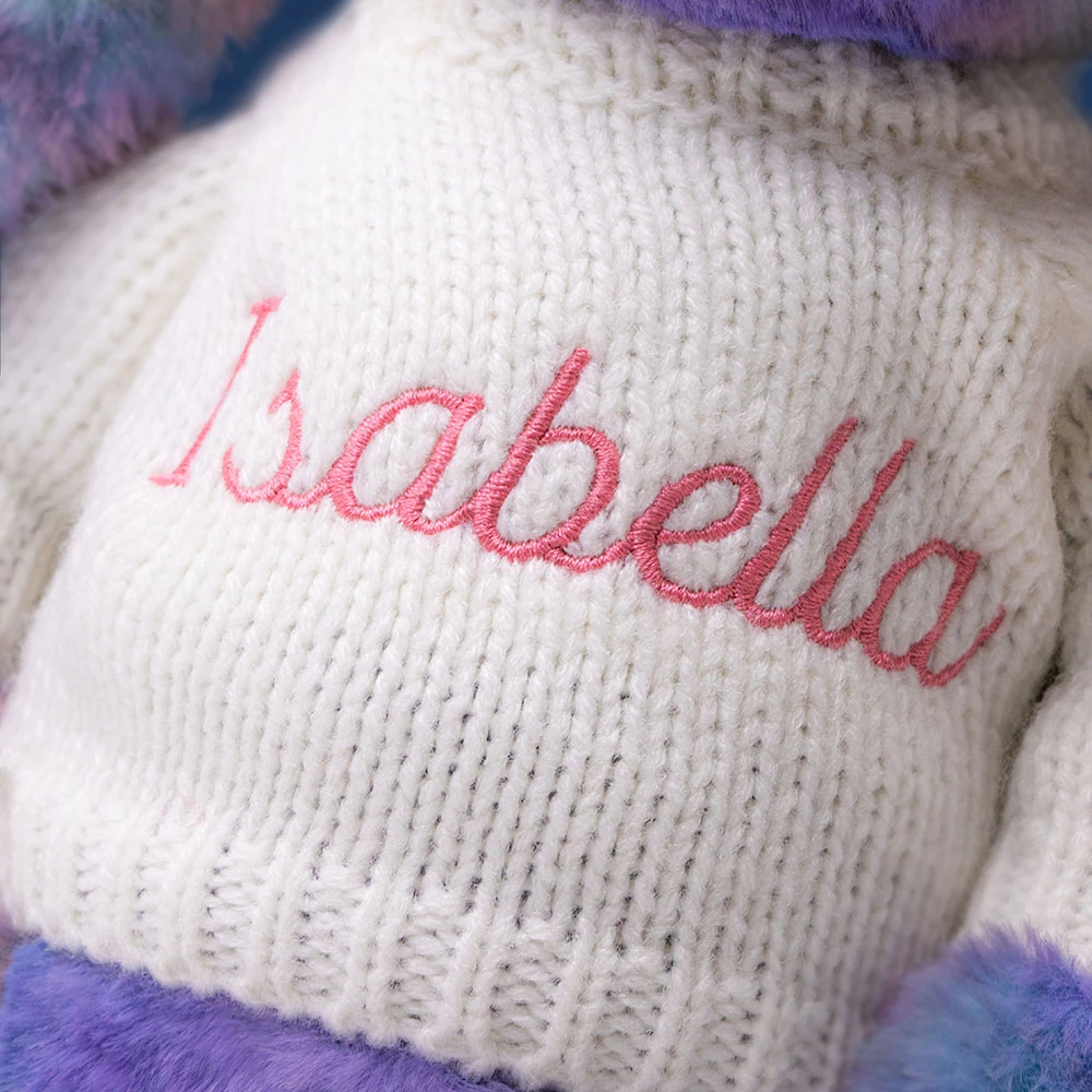 Zodihop Luxe Bunny with Personalized Cream Jumper — image 2