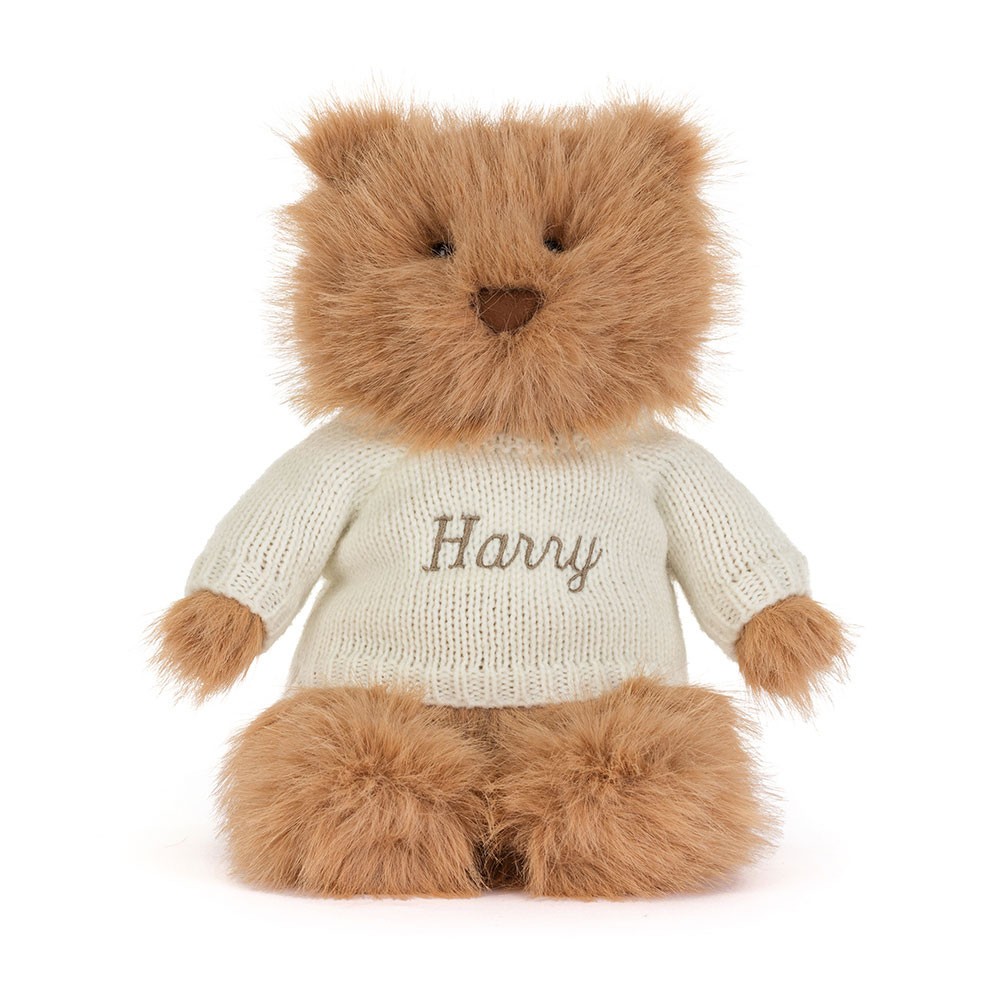 Bartholomew Bear Bouffant with Personalized Cream Jumper — image 5