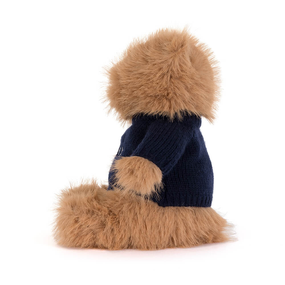 Bartholomew Bear Bouffant with Personalized Navy Jumper — image 3