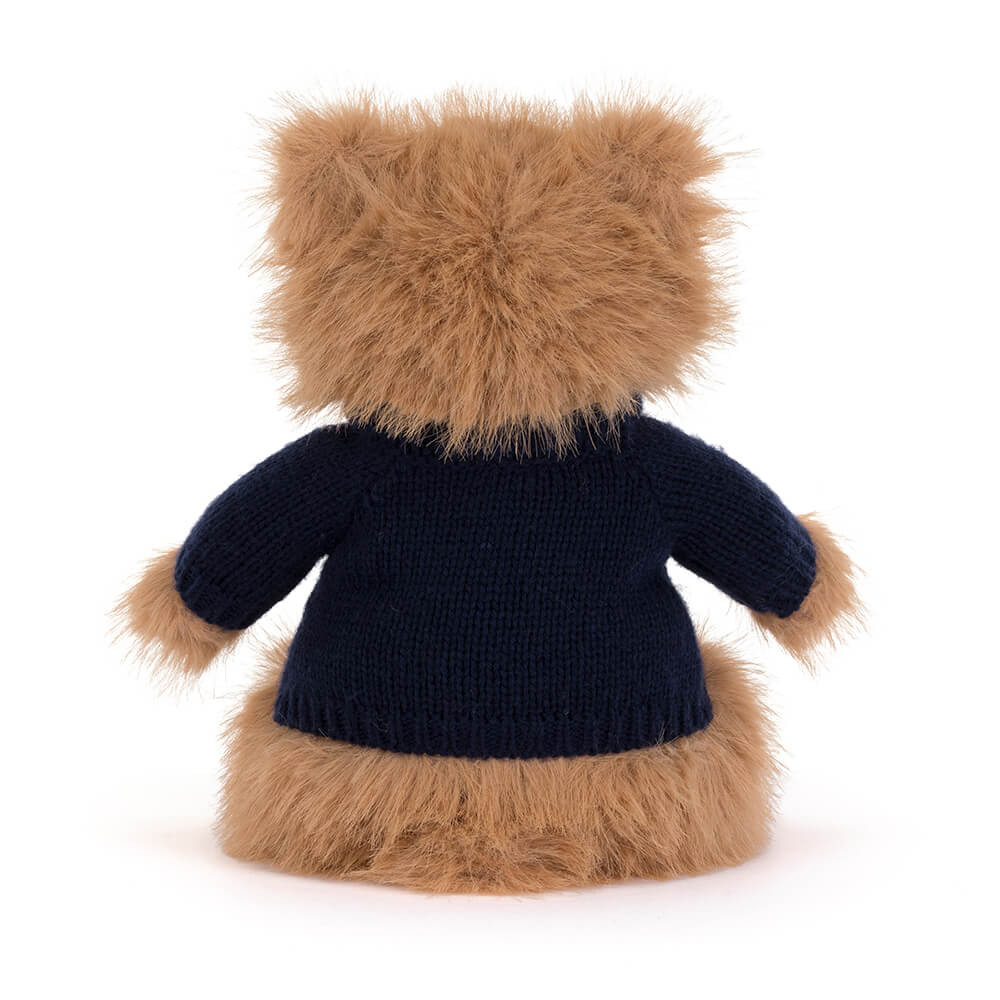 Bartholomew Bear Bouffant with Personalized Navy Jumper — image 4