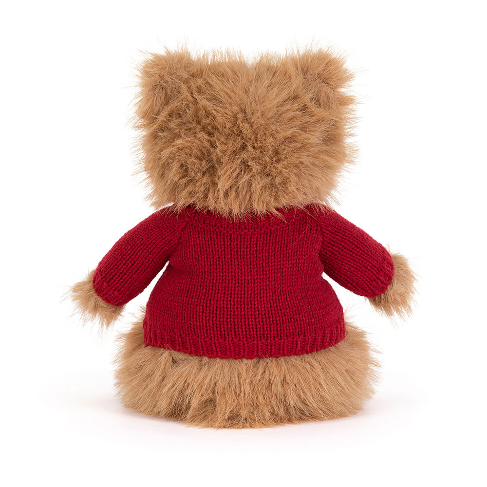 Bartholomew Bear Bouffant with Personalized Red Jumper — image 4