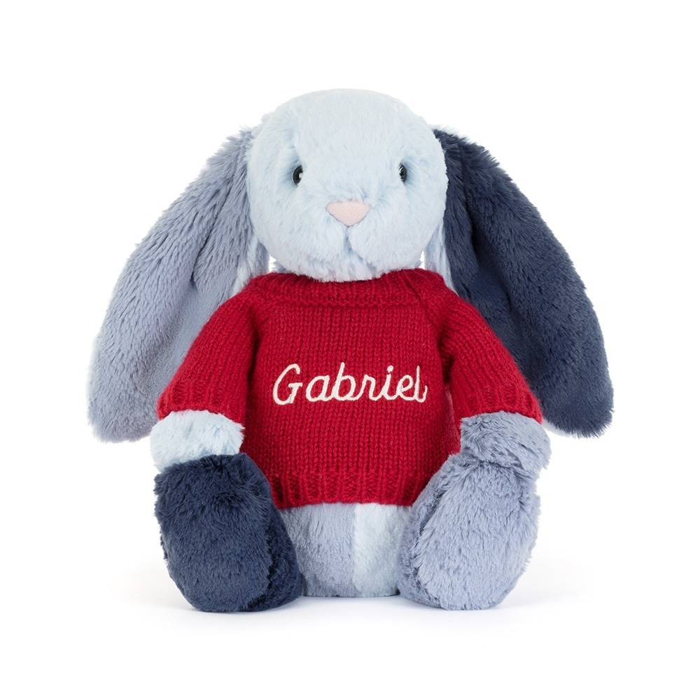 Puddlesea Bunny with Personalized Red Jumper — image 5