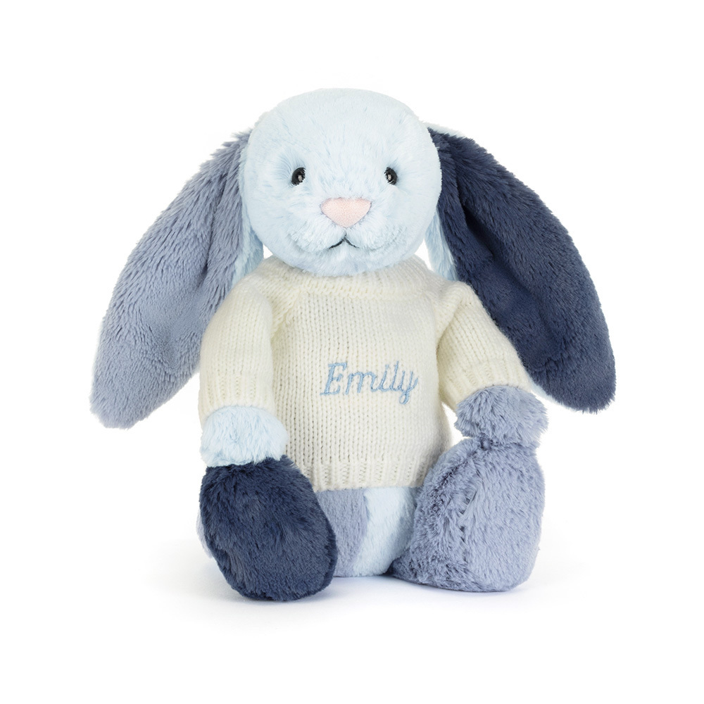 Puddlesea Bunny with Personalized Cream Jumper