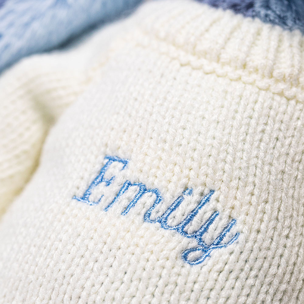 Puddlesea Bunny with Personalized Cream Jumper — image 2