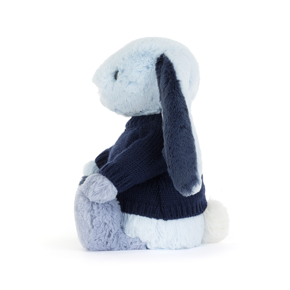 Puddlesea Bunny with Personalized Navy Jumper — image 3