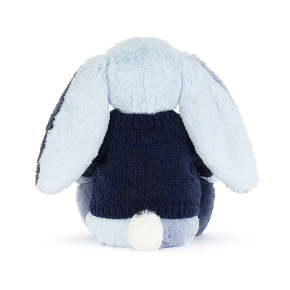 Puddlesea Bunny with Personalized Navy Jumper — image 4