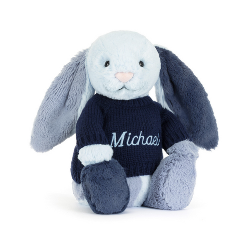 Puddlesea Bunny with Personalized Navy Jumper — image 7