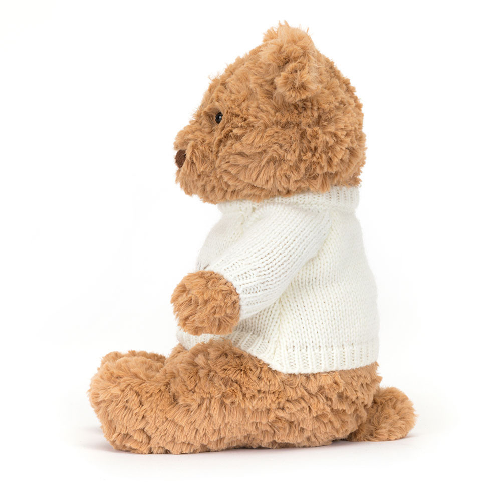 Bartholomew Bear with Personalized Cream Jumper — image 4