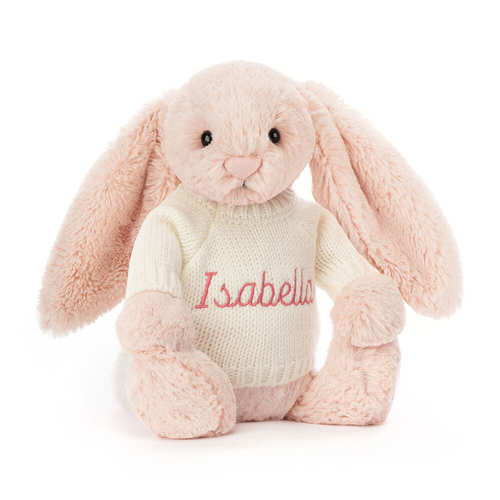 Bashful Blush Bunny with Personalized Cream Jumper — image 6
