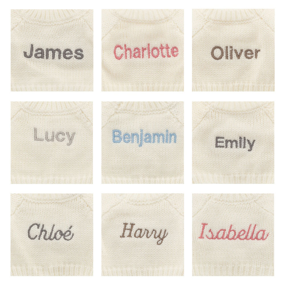 Bashful Fudge Puppy with Personalized Cream Jumper — image 2