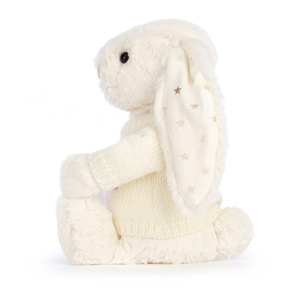 Bashful Twinkle Bunny with Personalized Cream Jumper — image 3
