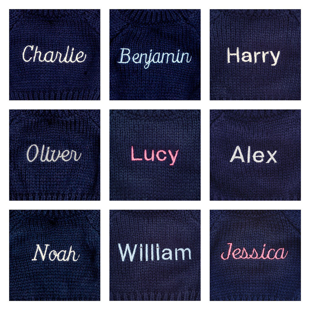 Bartholomew Bear with Personalized Navy Jumper — image 2