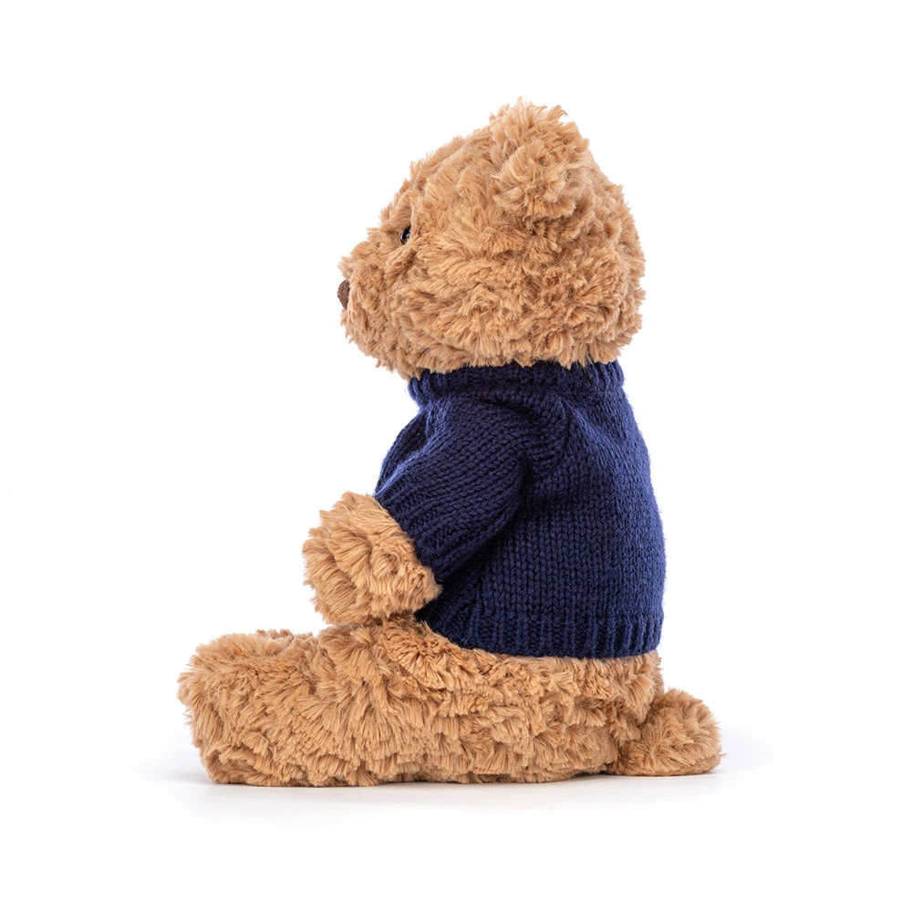 Bartholomew Bear with Personalized Navy Jumper — image 3