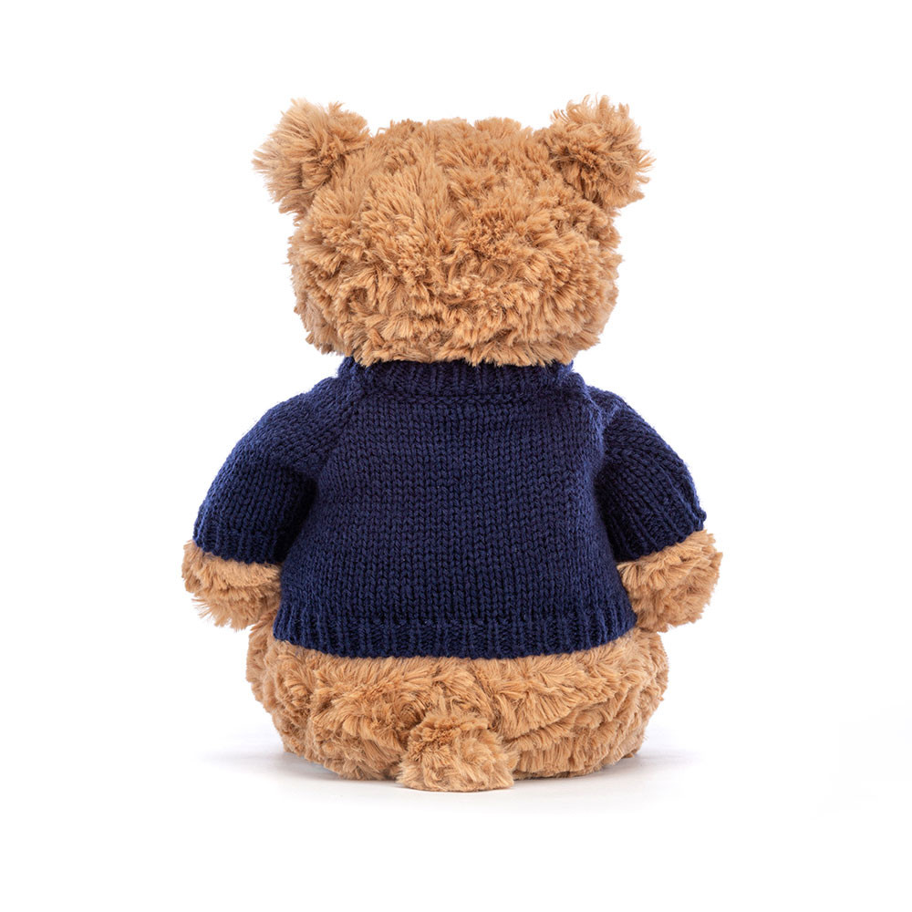 Bartholomew Bear with Personalized Navy Jumper — image 4