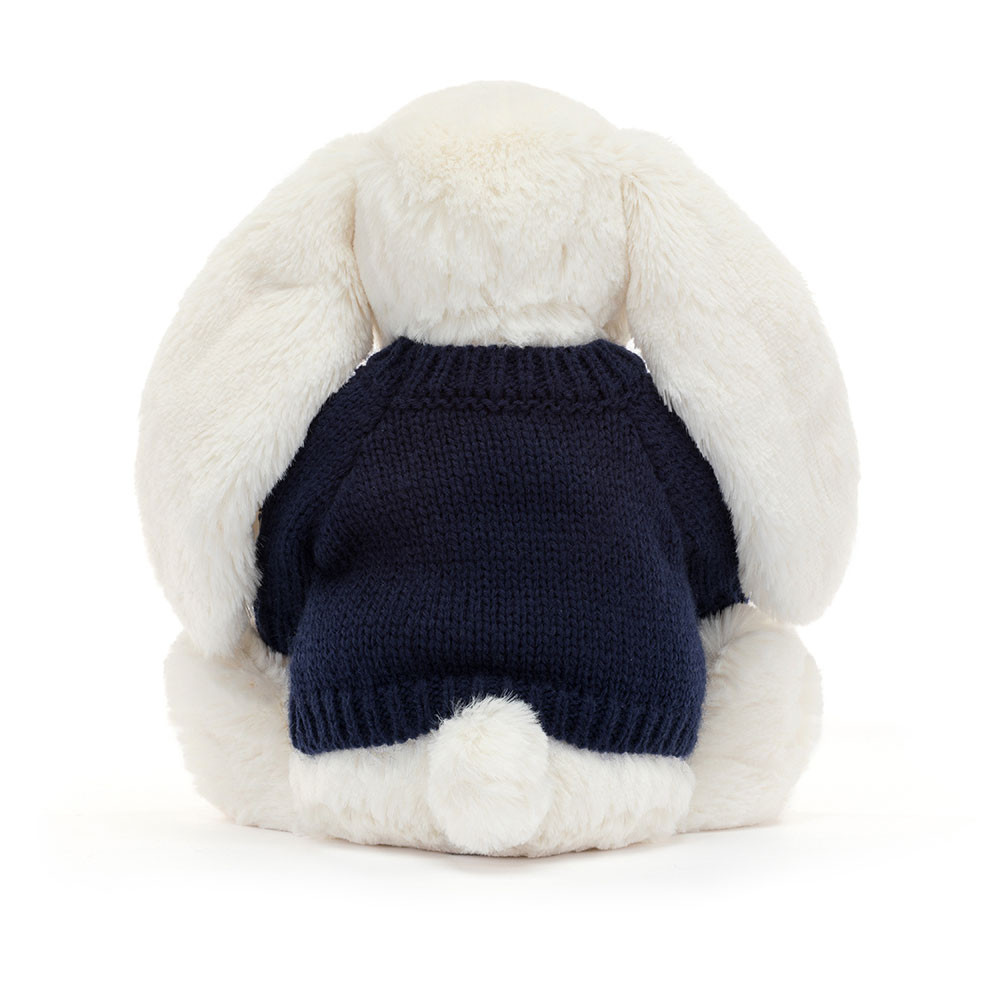 Bashful Twinkle Bunny with Personalized Navy Jumper — image 4
