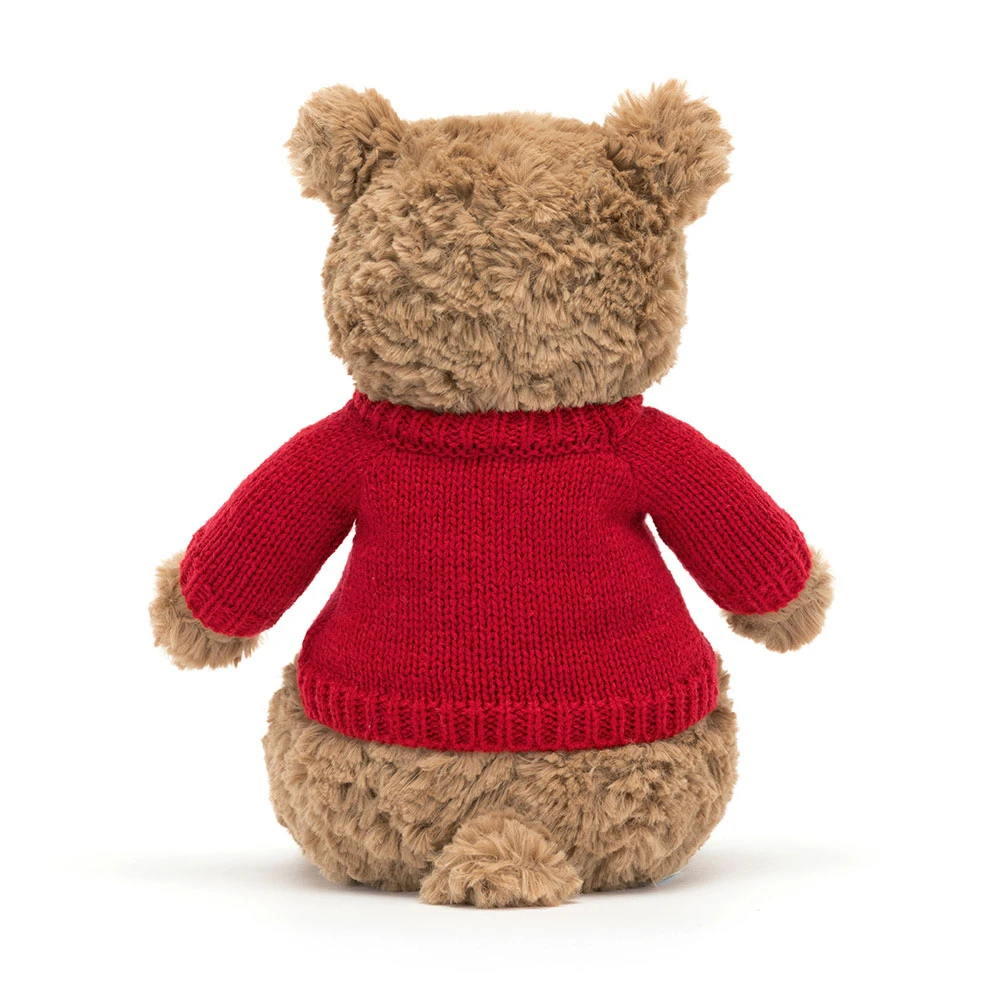 Bartholomew Bear with Personalized Red Jumper — image 4