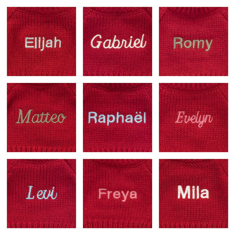 Bashful Tulip Pink Bunny with Personalized Red Jumper — image 2