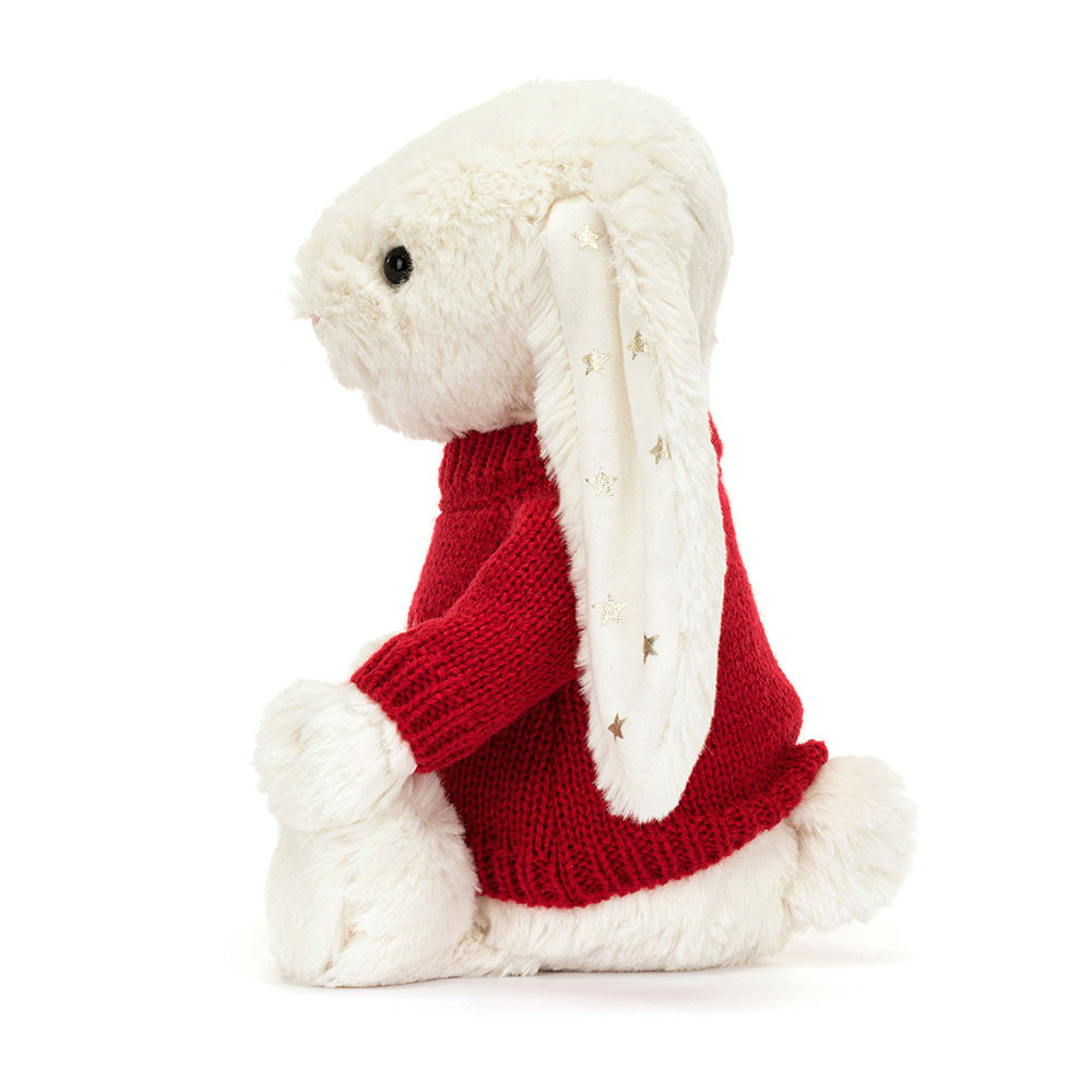 Bashful Twinkle Bunny with Personalized Red Jumper — image 3
