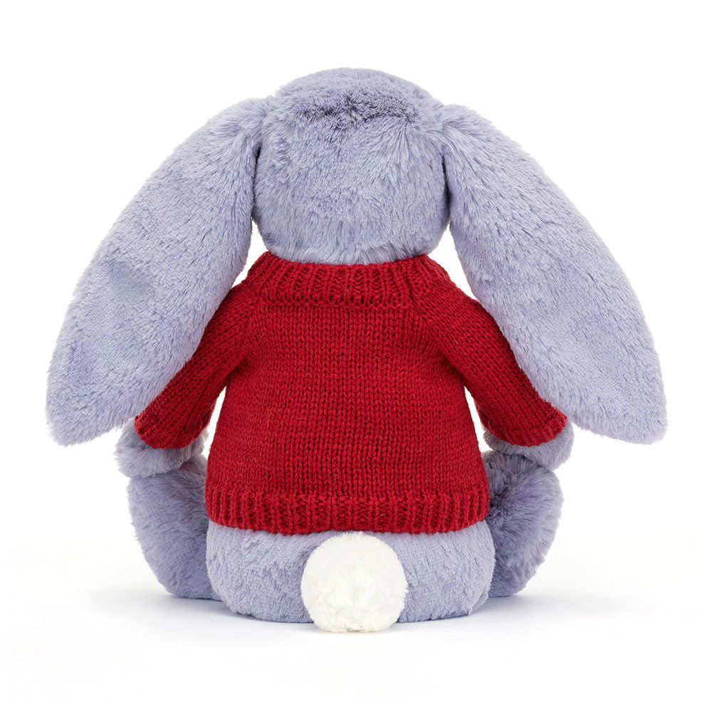 Bashful Viola Bunny with Personalized Red Jumper — image 4